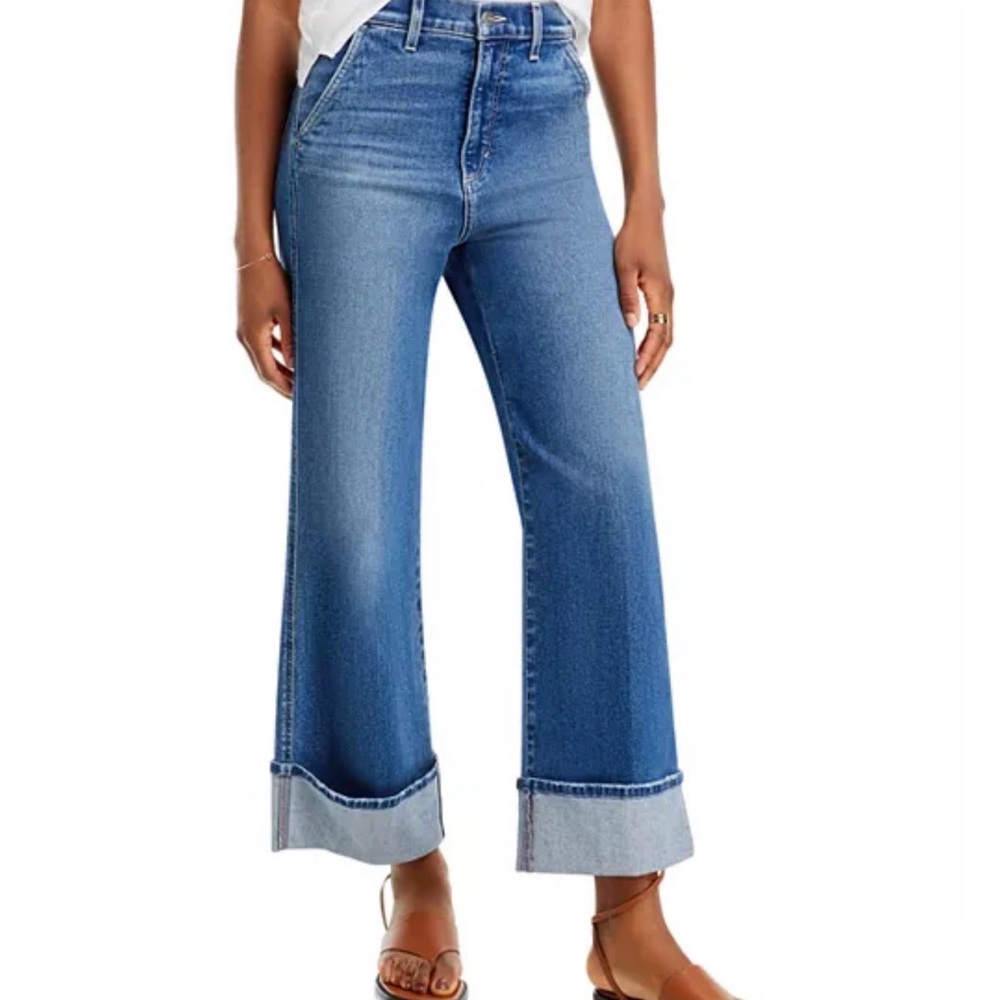 Joe's Jeans Wide-Leg Denim Pants